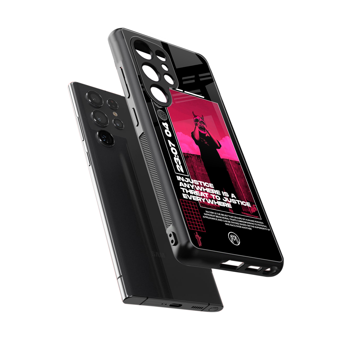 injustice back phone cover | glass case for samsung galaxy s25 ultra