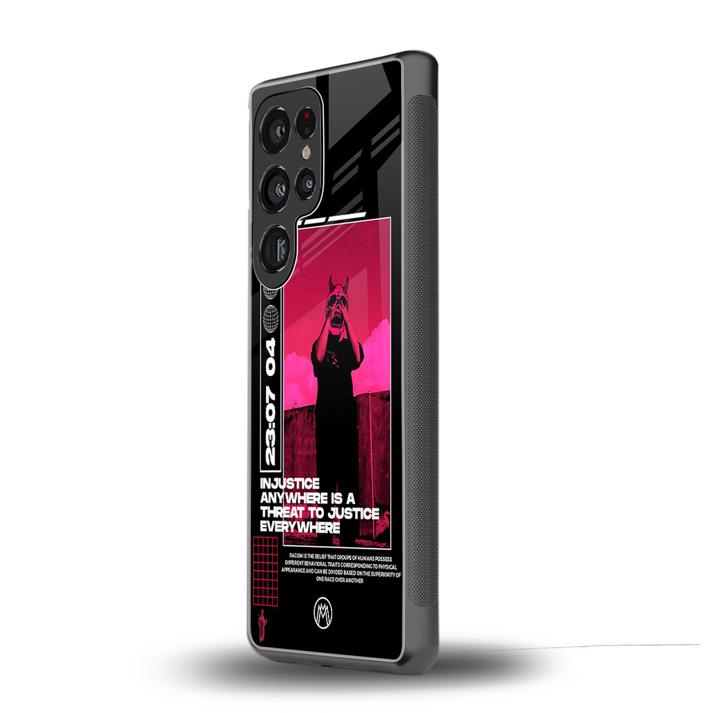 injustice back phone cover | glass case for samsung galaxy s25 ultra