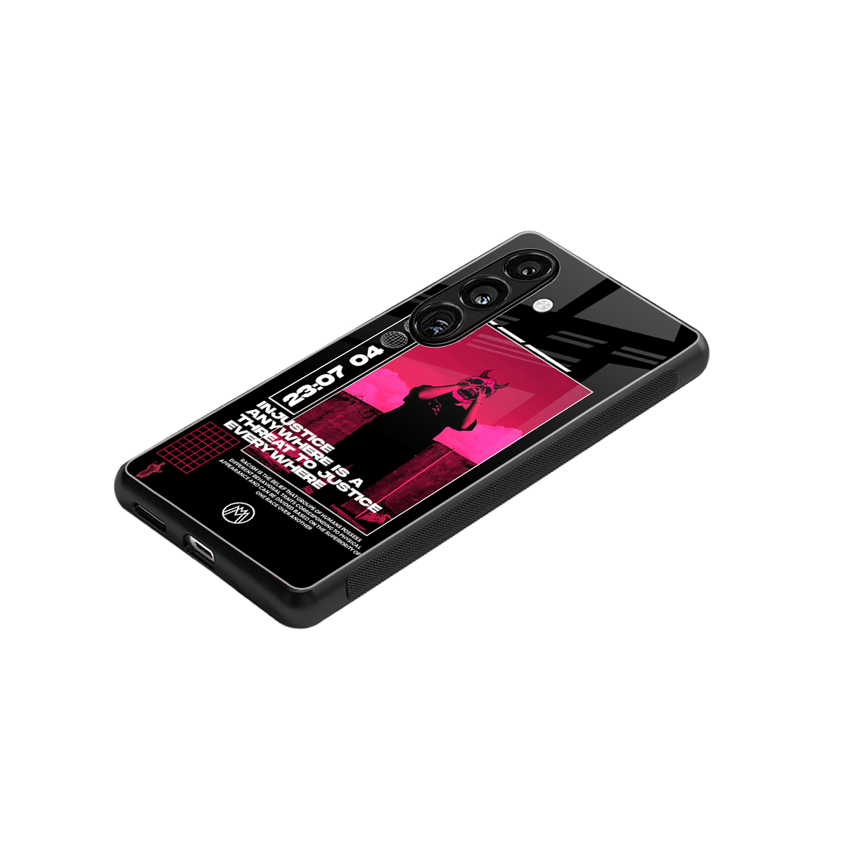 injustice back phone cover | glass case for samsung galaxy s23 plus