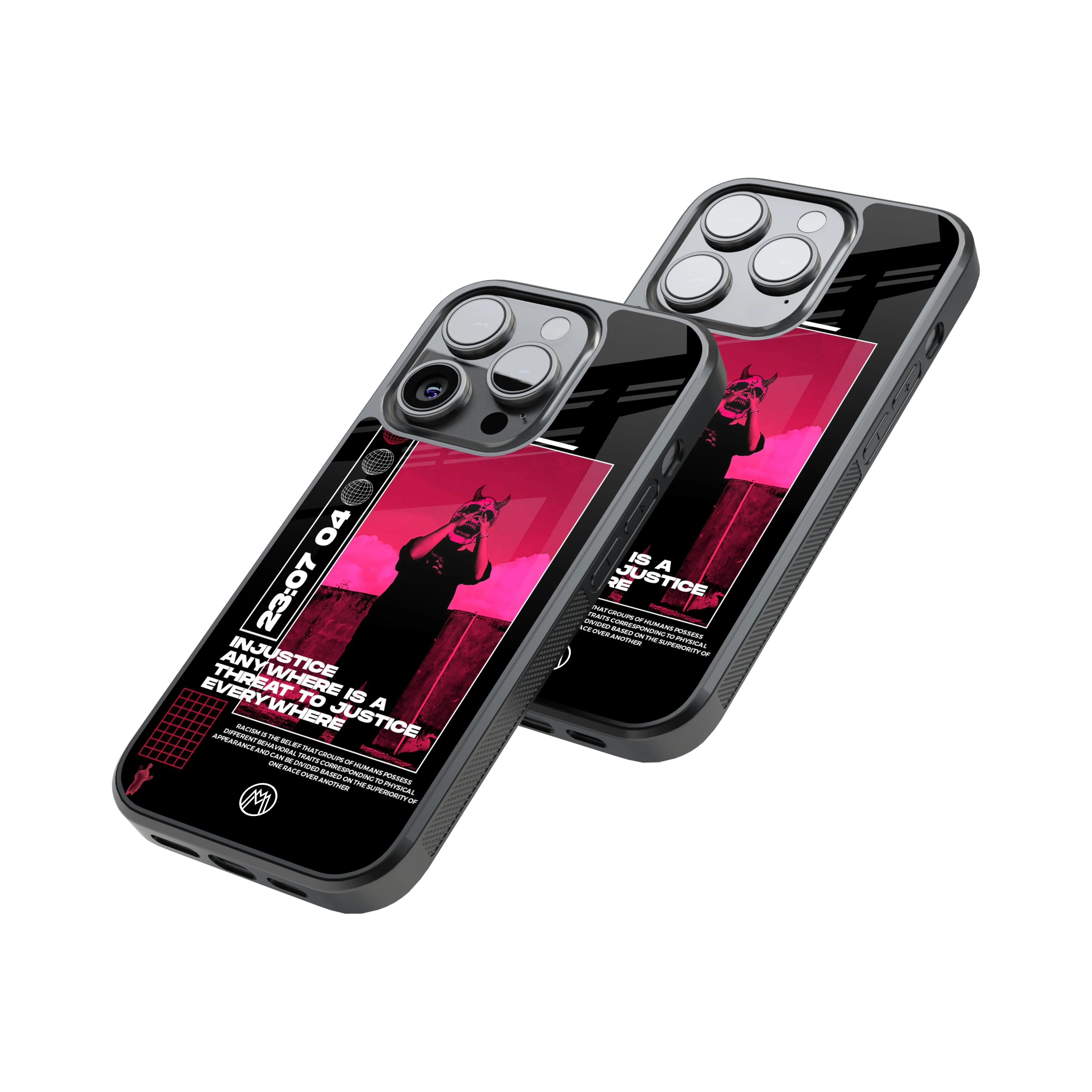 Protective Glass Back Phone Case Compatible with iPhone, Samsung, OnePlus, Pixel & More