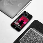 injustice back phone cover | glass case for iphone 15 pro