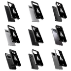 Durable Glass Back Mobile Case for iPhone, Samsung, OnePlus, Google Pixel, Redmi, Vivo, Oppo