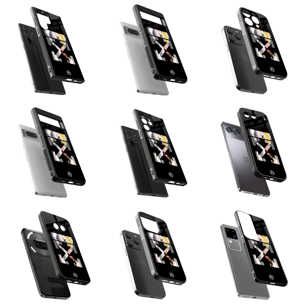 Durable Glass Back Mobile Case for iPhone, Samsung, OnePlus, Google Pixel, Redmi, Vivo, Oppo
