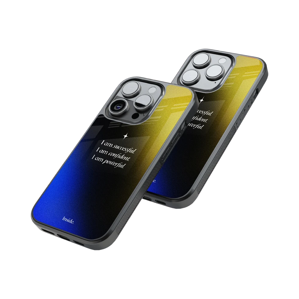 Protective Glass Back Phone Case Compatible with iPhone, Samsung, OnePlus, Pixel & More