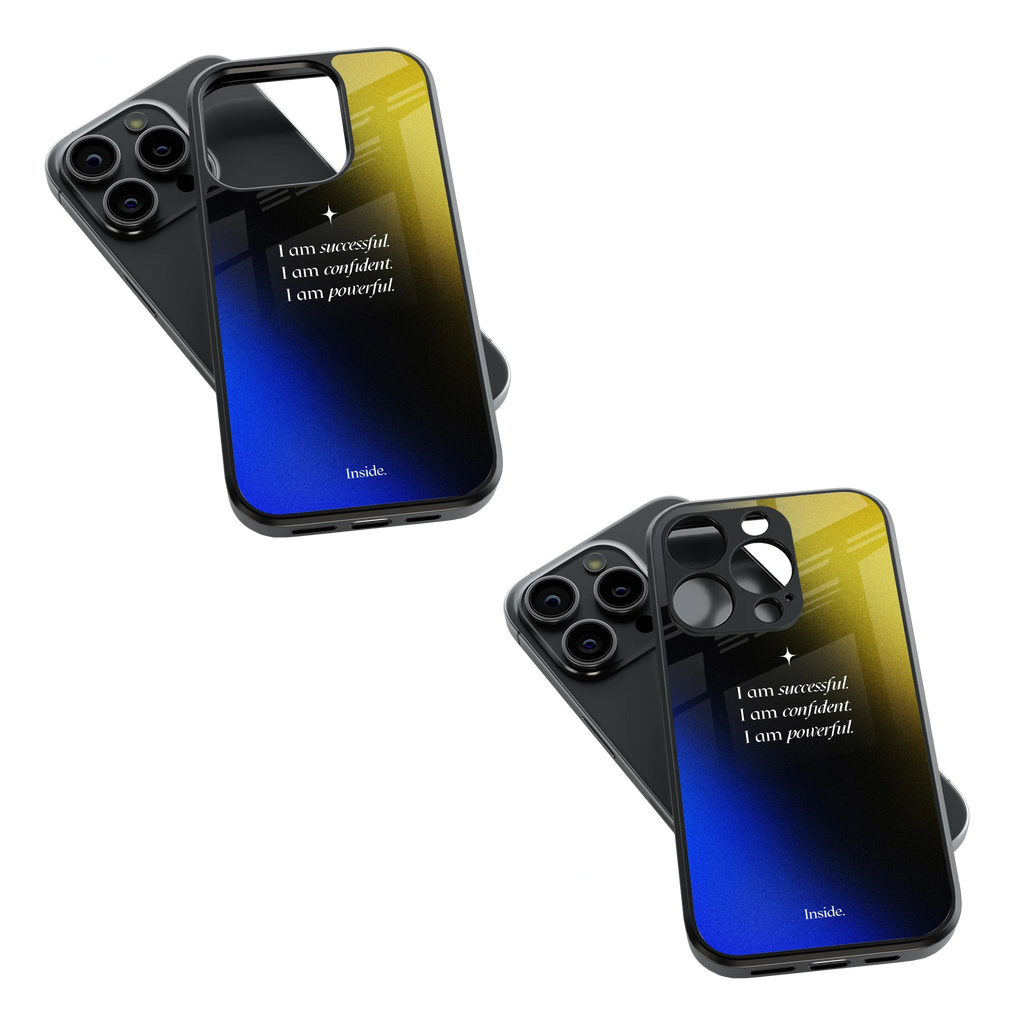 Trendy Glass Back Mobile Case for iPhone, Samsung, Redmi, OnePlus, Google Pixel, Motorola
