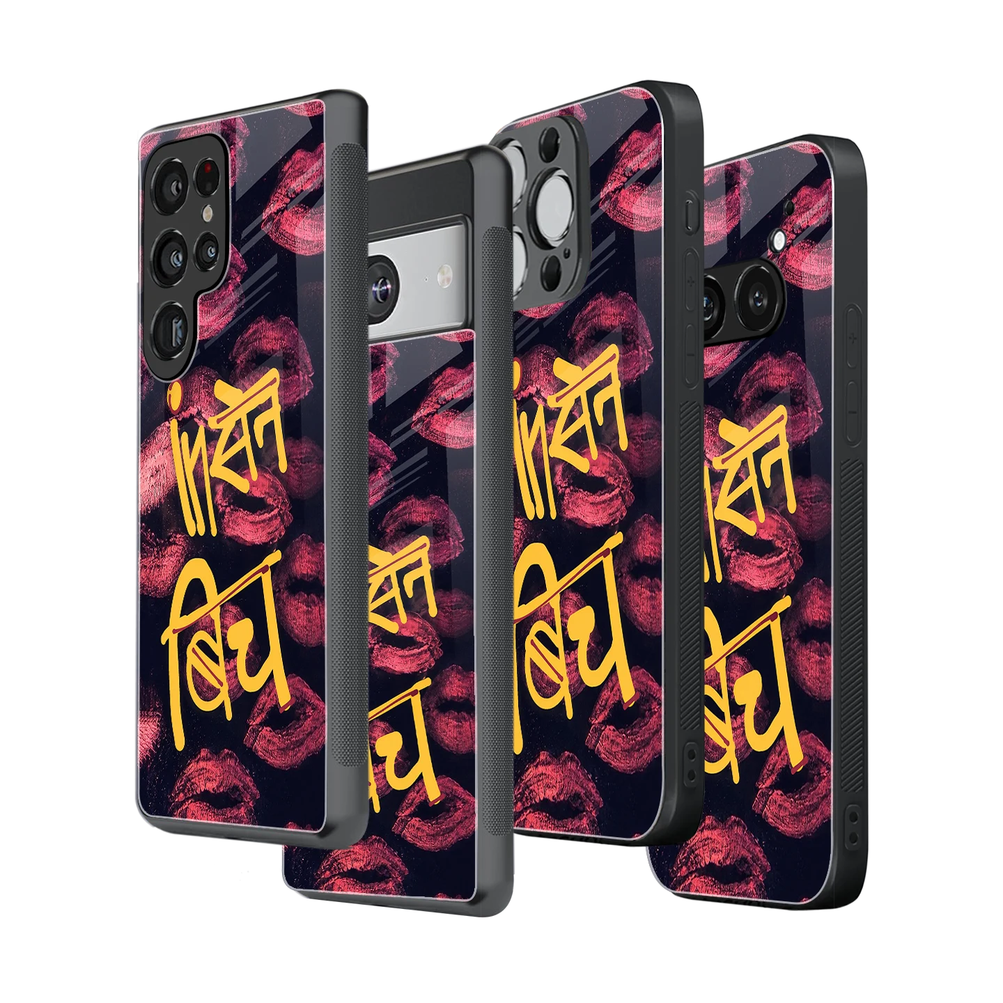 Stylish Glass Back Case for All Smartphones iPhone, Samsung, OnePlus, Pixel, Redmi, Oppo, Vivo, Motorola