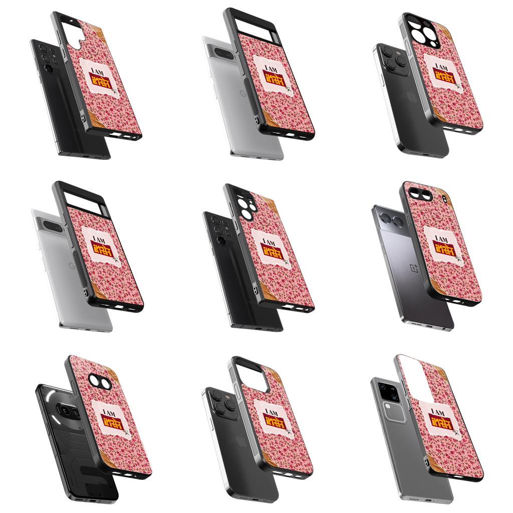Durable Glass Back Mobile Case for iPhone, Samsung, OnePlus, Google Pixel, Redmi, Vivo, Oppo