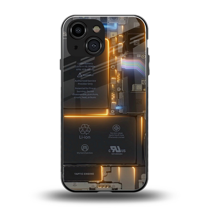 inside out back phone cover | glass case for iphone 13 mini