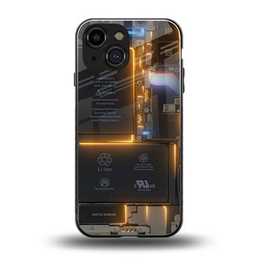 inside out back phone cover | glass case for iphone 13 mini