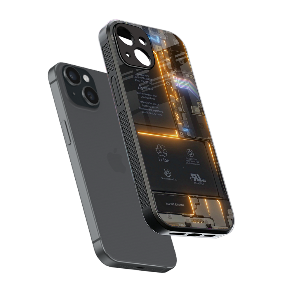 inside out back phone cover | glass case for iphone 13 mini