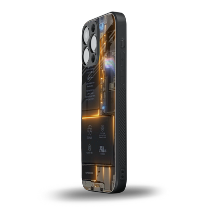 inside out back phone cover | glass case for iphone 13 pro max