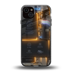 inside out back phone cover | glass case for iphone 15 plus