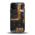 inside out back phone cover | glass case for iphone 14 plus