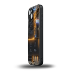 inside out back phone cover | glass case for iphone 15 plus