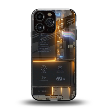 inside out back phone cover | glass case for iphone 14 pro max