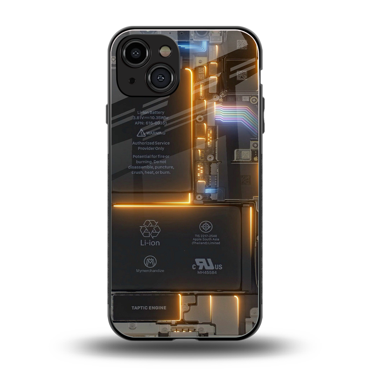inside out back phone cover | glass case for iphone 15