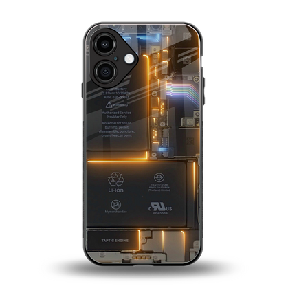 inside out back phone cover | glass case for iphone 16 plus
