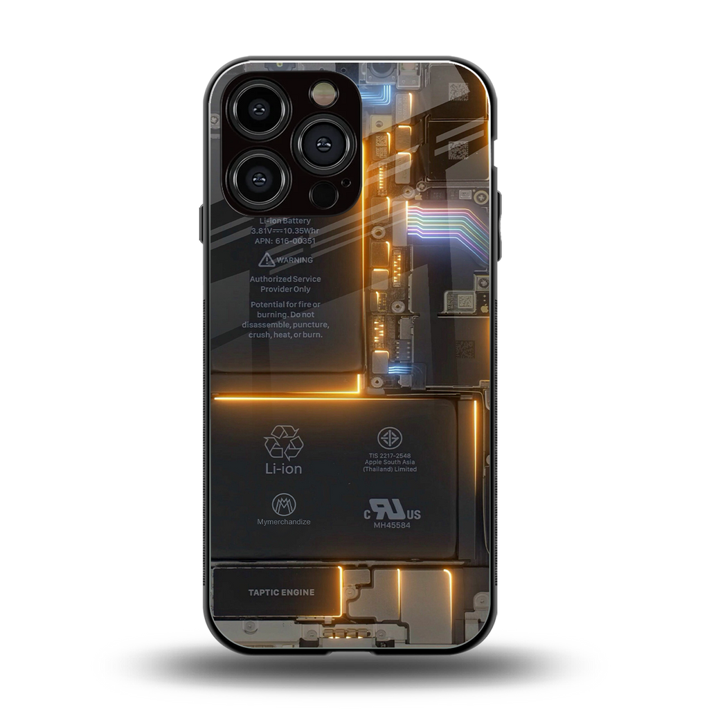 inside out back phone cover | glass case for iphone 16 pro max