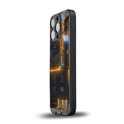 inside out back phone cover | glass case for iphone 16 pro