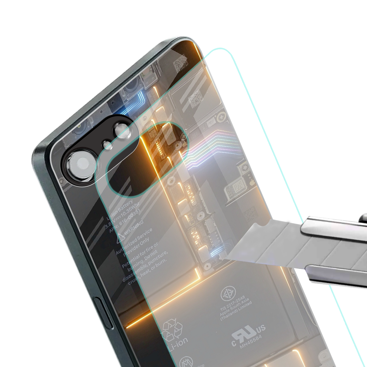 inside out back phone cover | glass case for iphone 16e