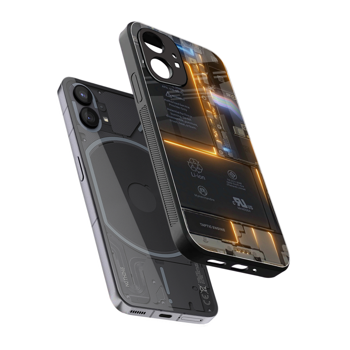 inside out back phone cover | glass case for nothing phone 1