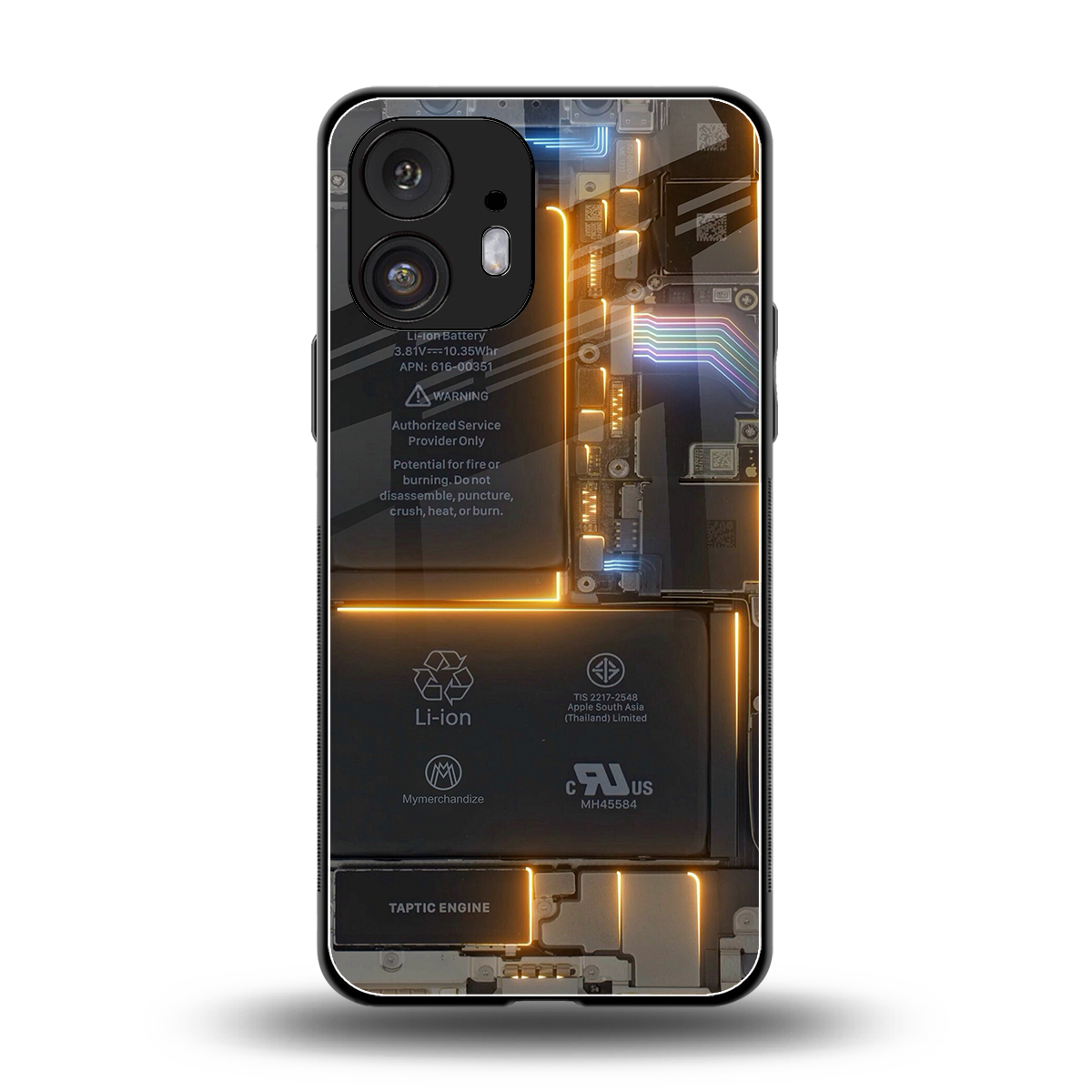 inside out back phone cover | glass case for nothing phone 2