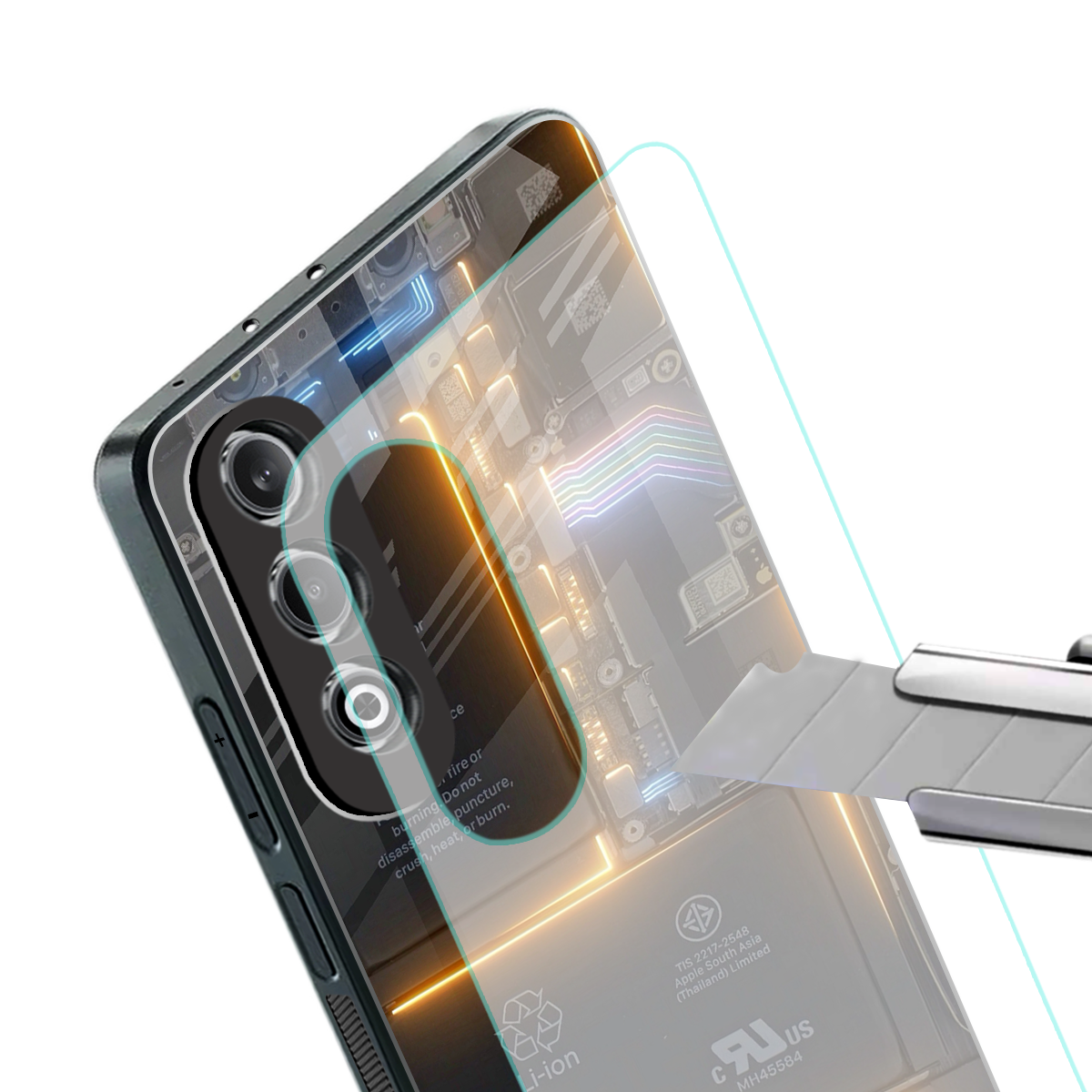 inside out back phone cover | glass case for oneplus nord ce 4