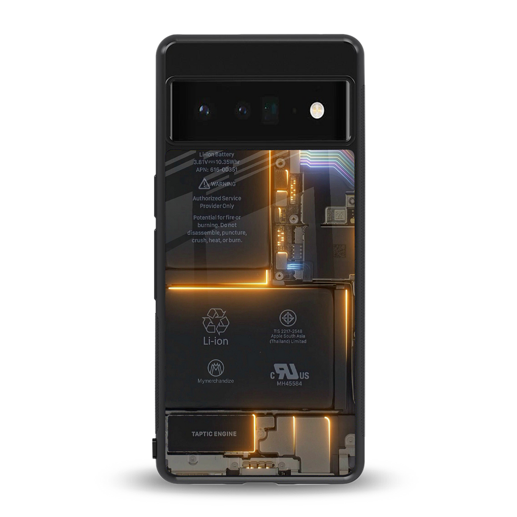inside out back phone cover | glass case for google pixel 6 pro