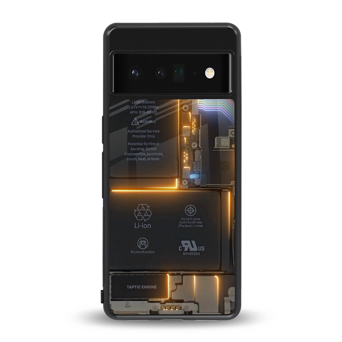 inside out back phone cover | glass case for google pixel 6 pro