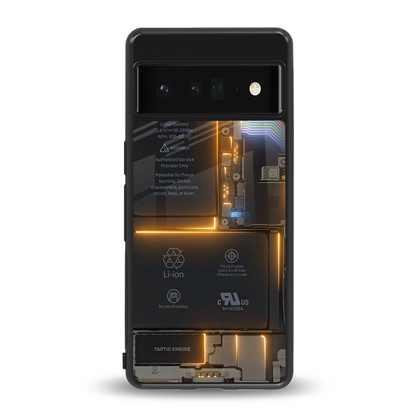 inside out back phone cover | glass case for google pixel 6 pro