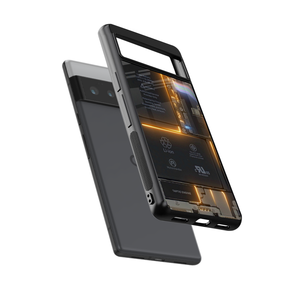 inside out back phone cover | glass case for google pixel 6 pro
