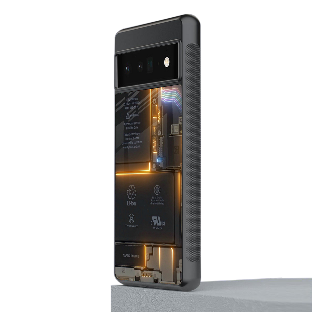 inside out back phone cover | glass case for google pixel 6 pro