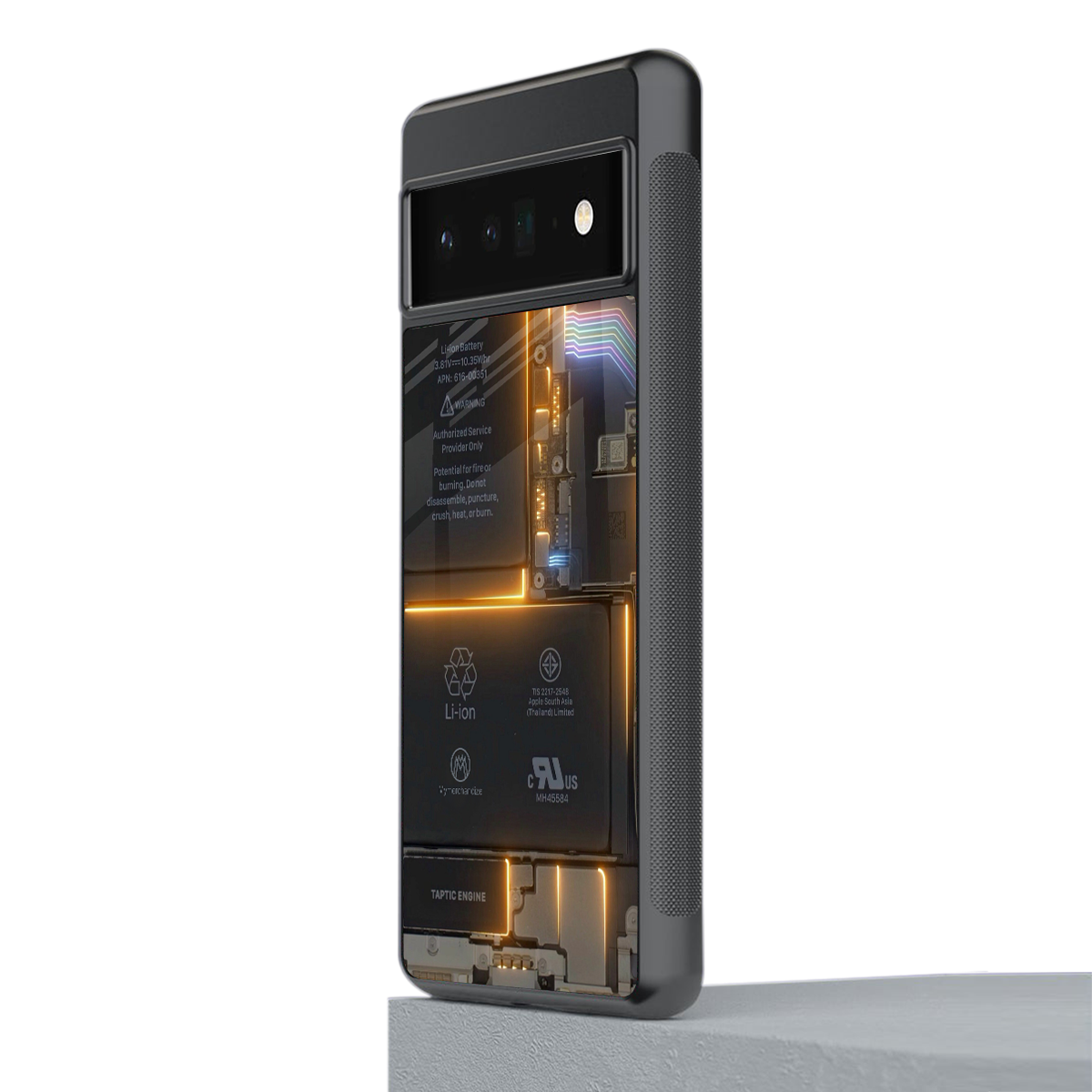 inside out back phone cover | glass case for google pixel 6 pro