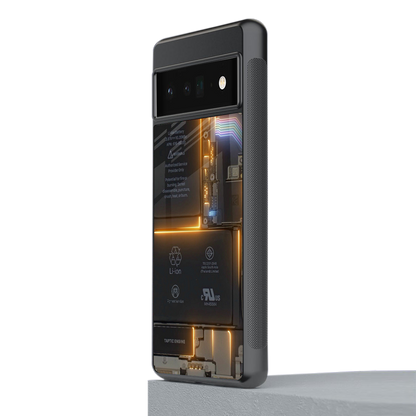 inside out back phone cover | glass case for google pixel 6 pro