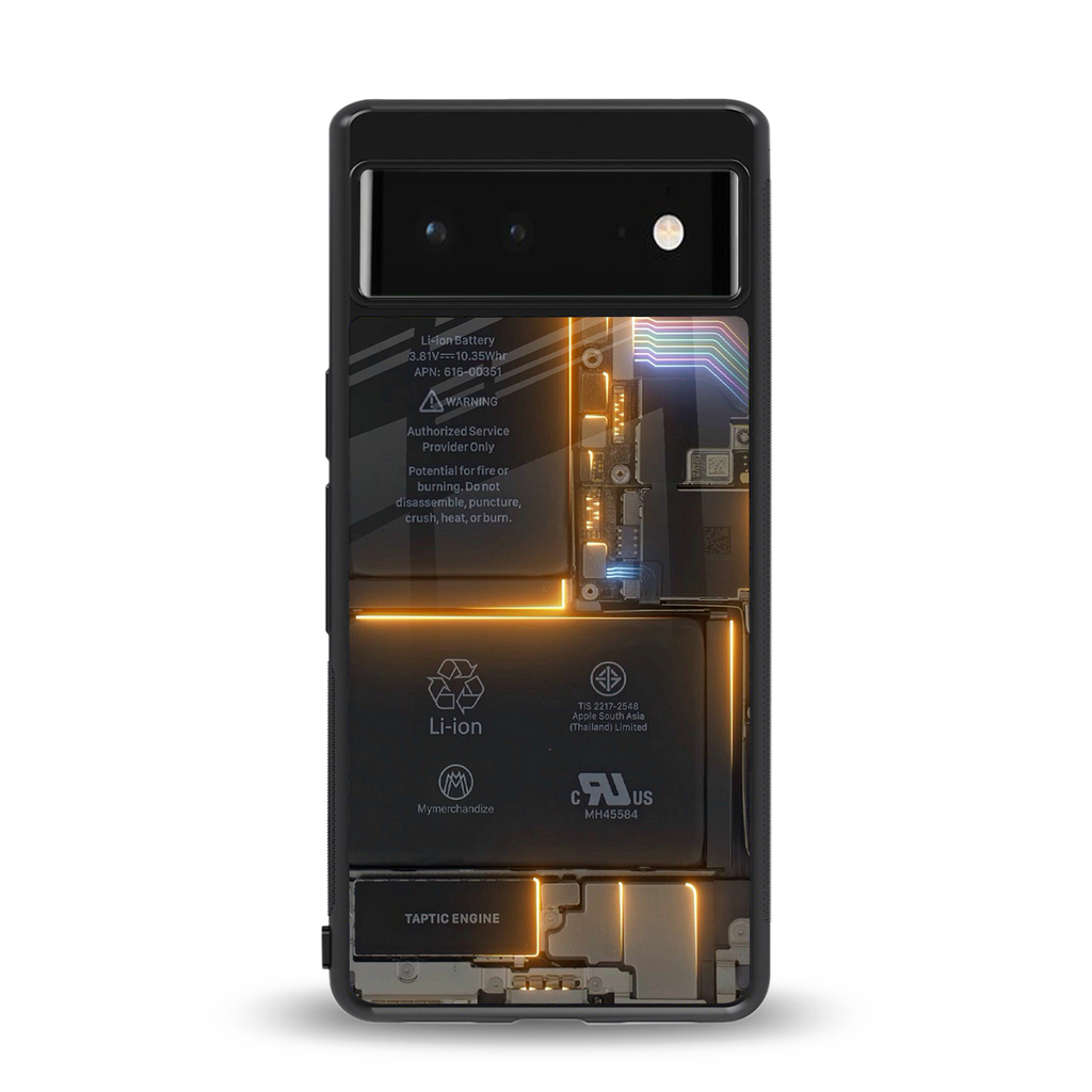 inside out back phone cover | glass case for google pixel 6