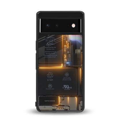 inside out back phone cover | glass case for Google Pixel 6A