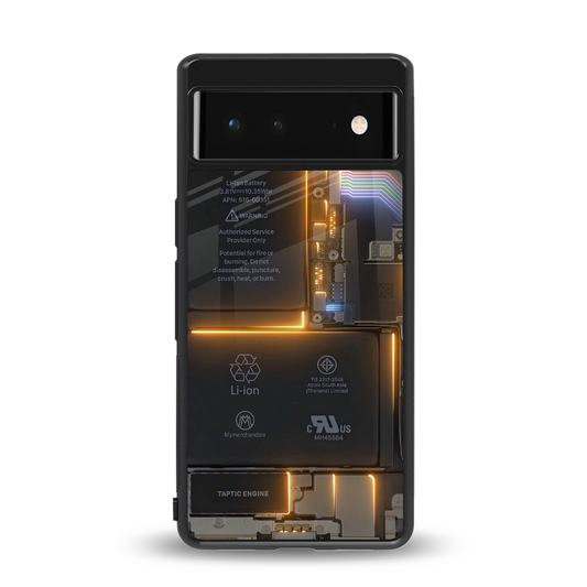 inside out back phone cover | glass case for Google Pixel 6A