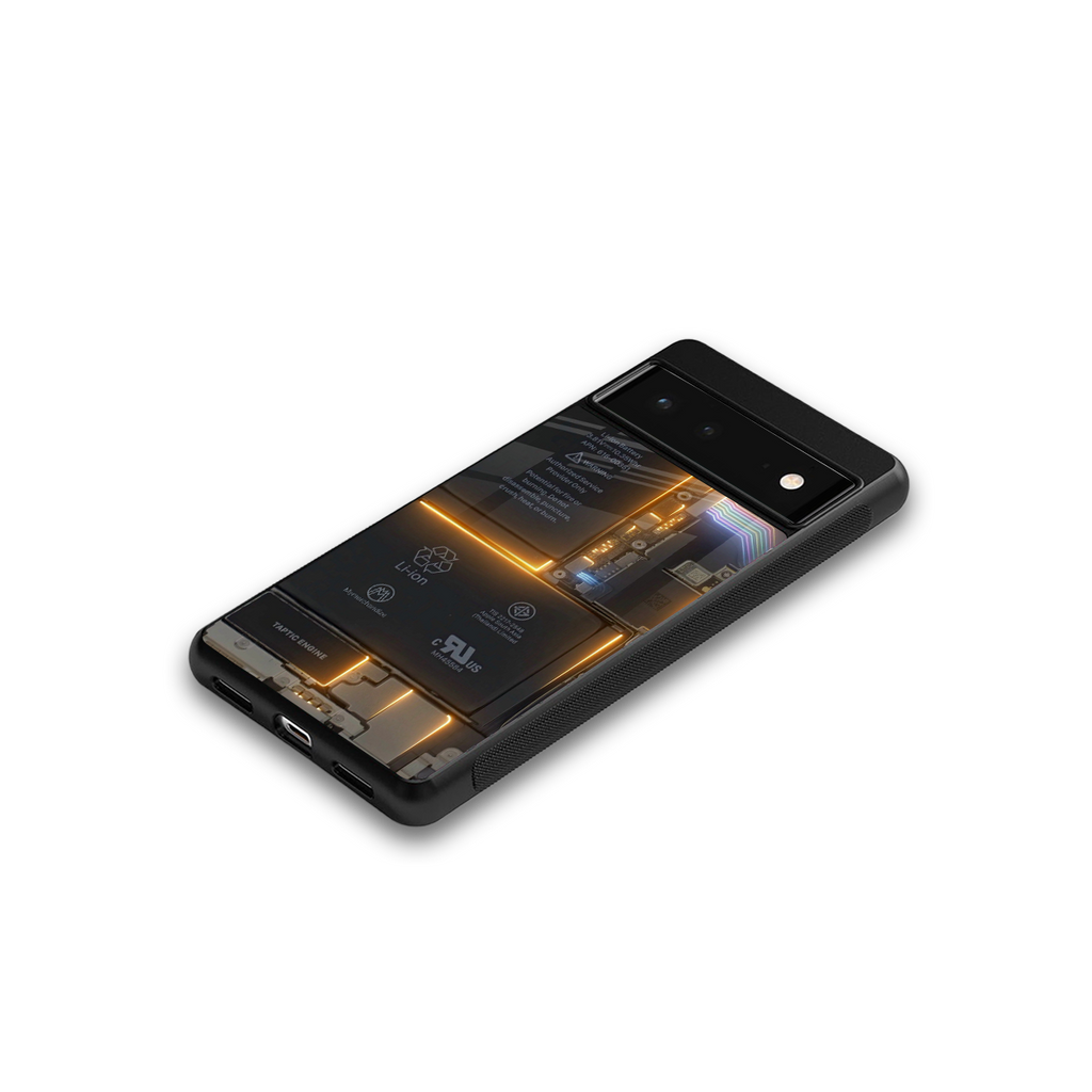 inside out back phone cover | glass case for google pixel 6