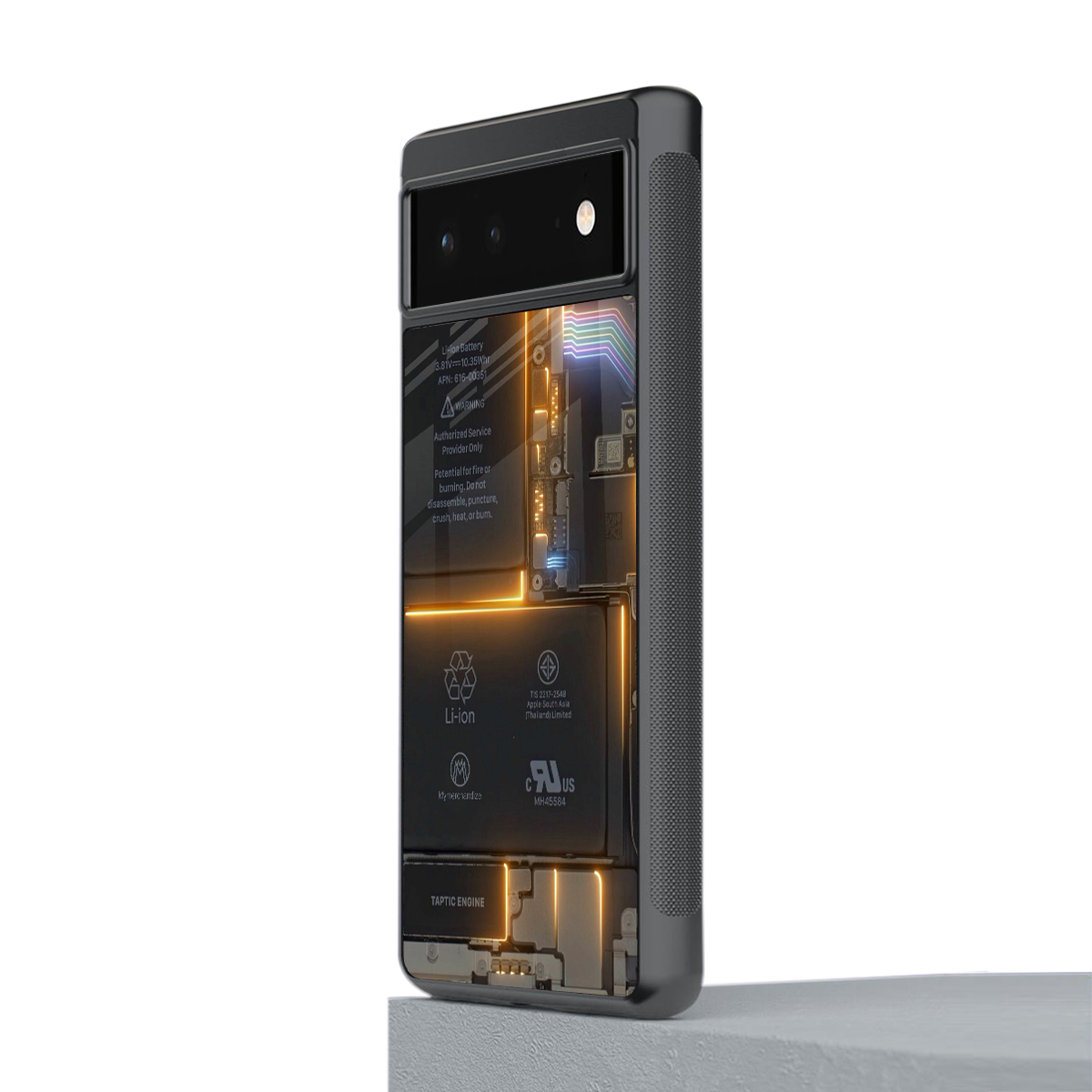 inside out back phone cover | glass case for google pixel 6