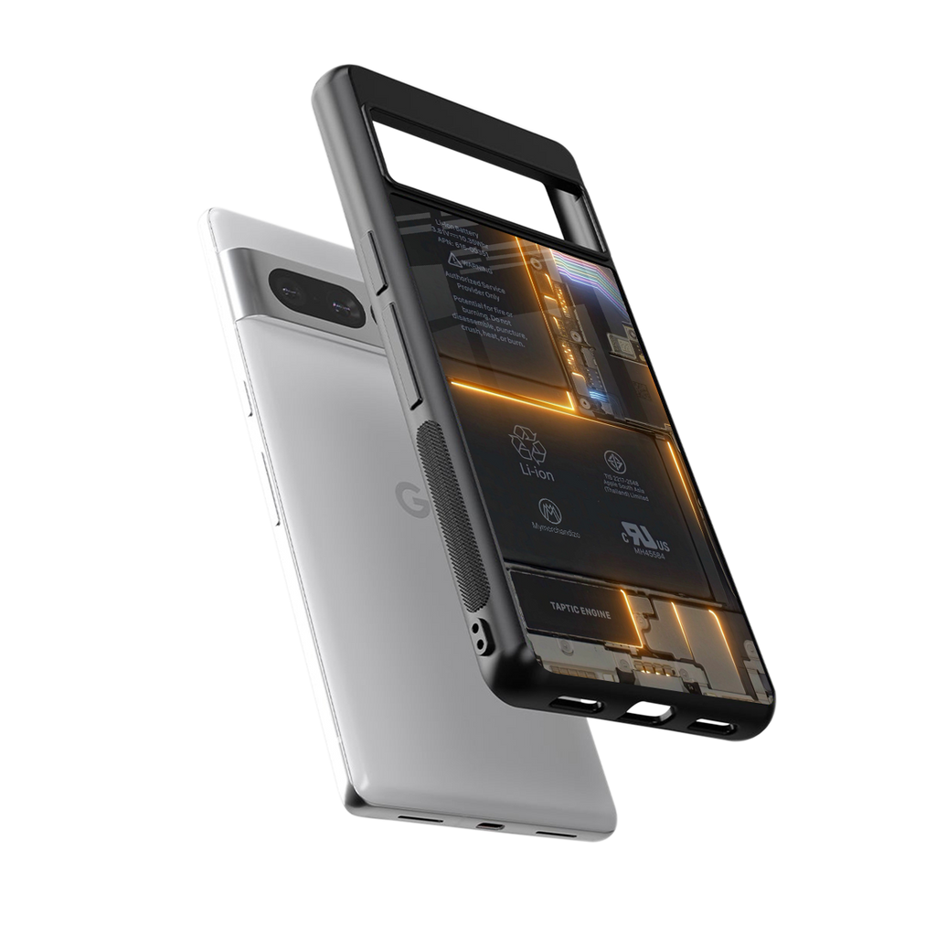 inside out back phone cover | glass case for google pixel 7 pro
