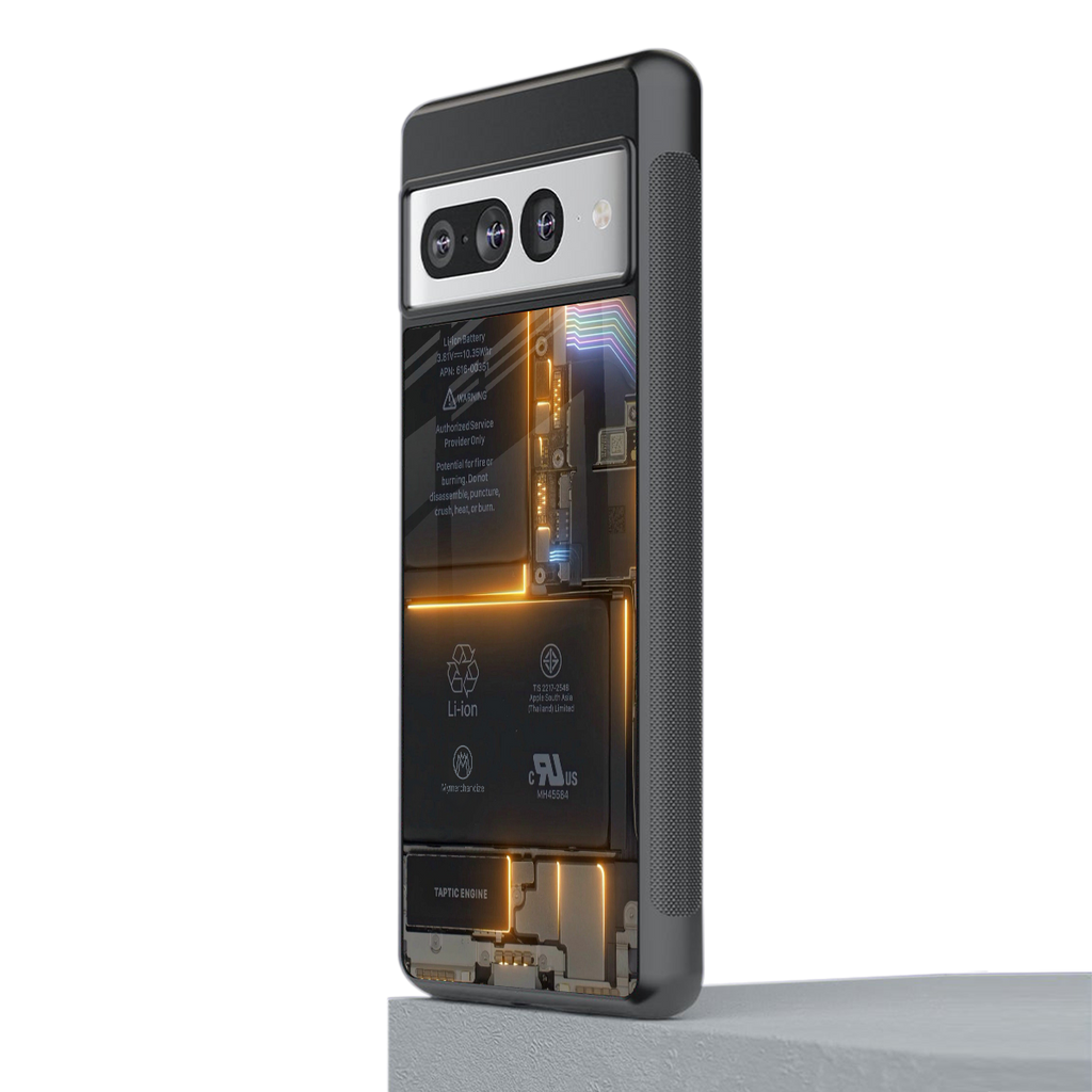 inside out back phone cover | glass case for google pixel 7 pro