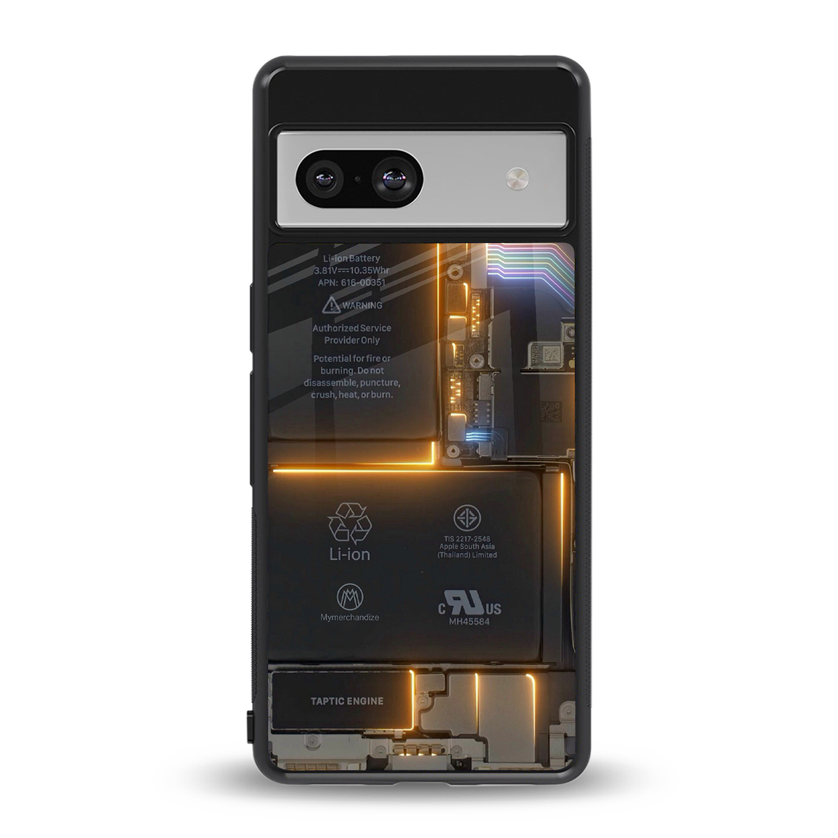 inside out back phone cover | glass case for Google Pixel 7A