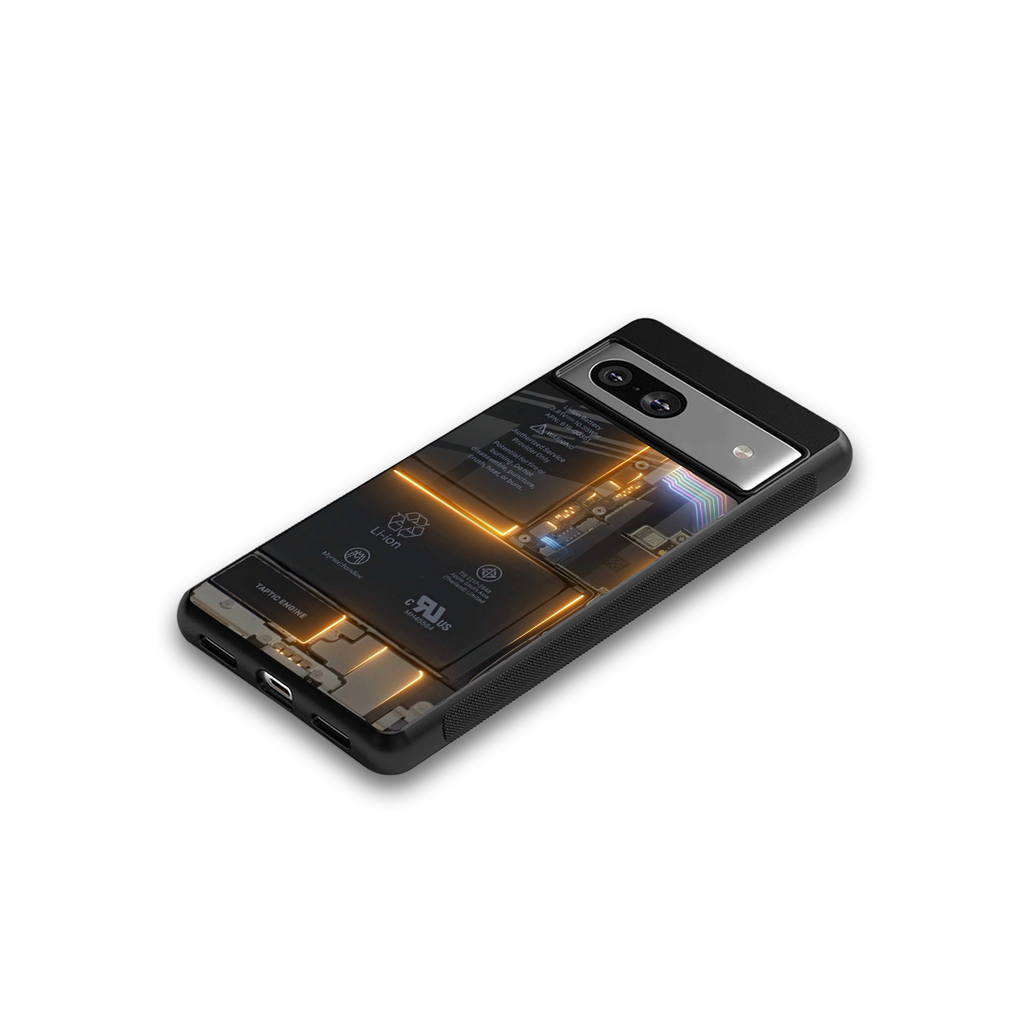 inside out back phone cover | glass case for Google Pixel 7A