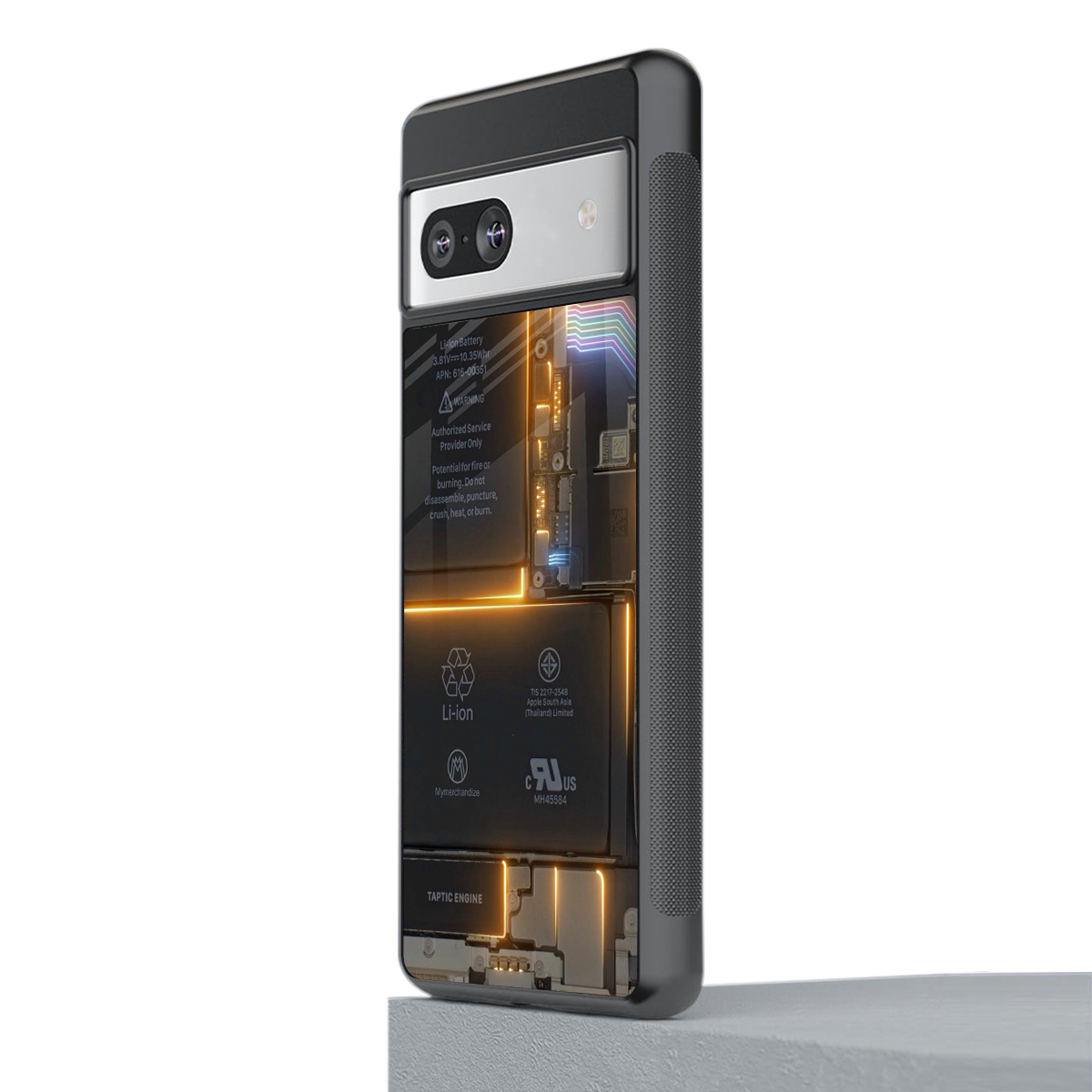 inside out back phone cover | glass case for Google Pixel 7A