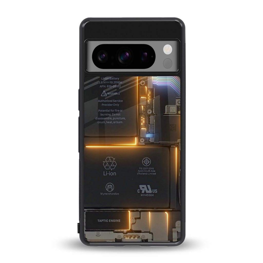 inside out back phone cover | glass case for google pixel 8 pro