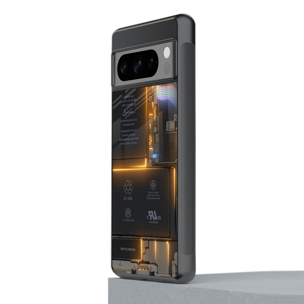 inside out back phone cover | glass case for google pixel 8 pro