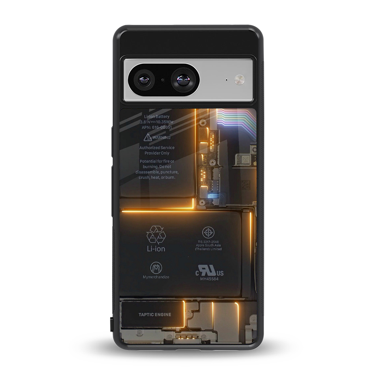 inside out back phone cover | glass case for Google Pixel 8