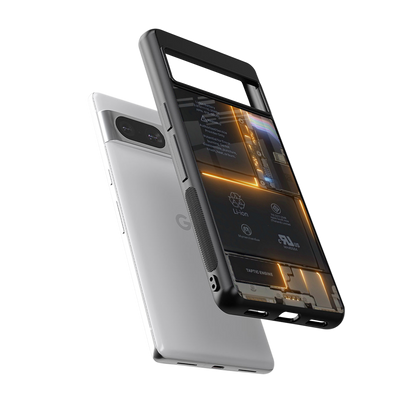 inside out back phone cover | glass case for Google Pixel 8