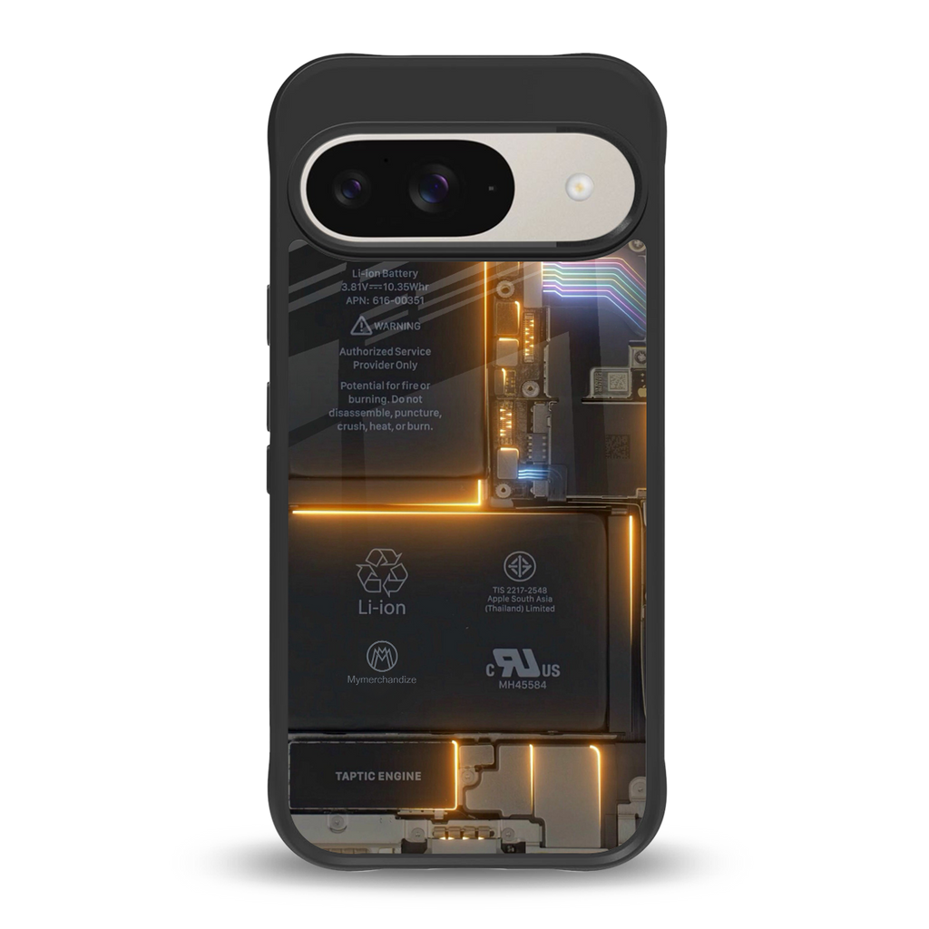 inside out back phone cover | glass case for google pixel 9