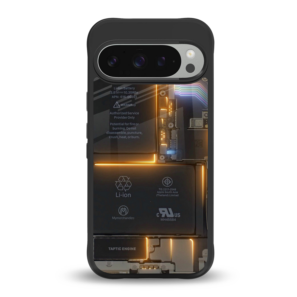 inside out back phone cover | glass case for google pixel 9 pro xl